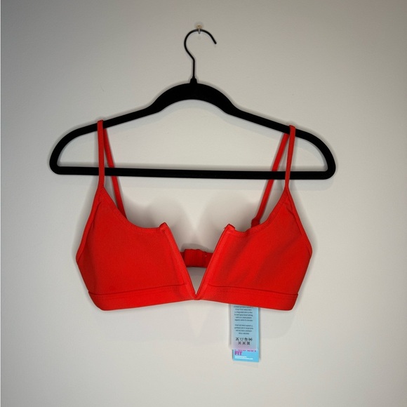 Women's Red Jenna swim top OneOne swim - Picture 2 of 8